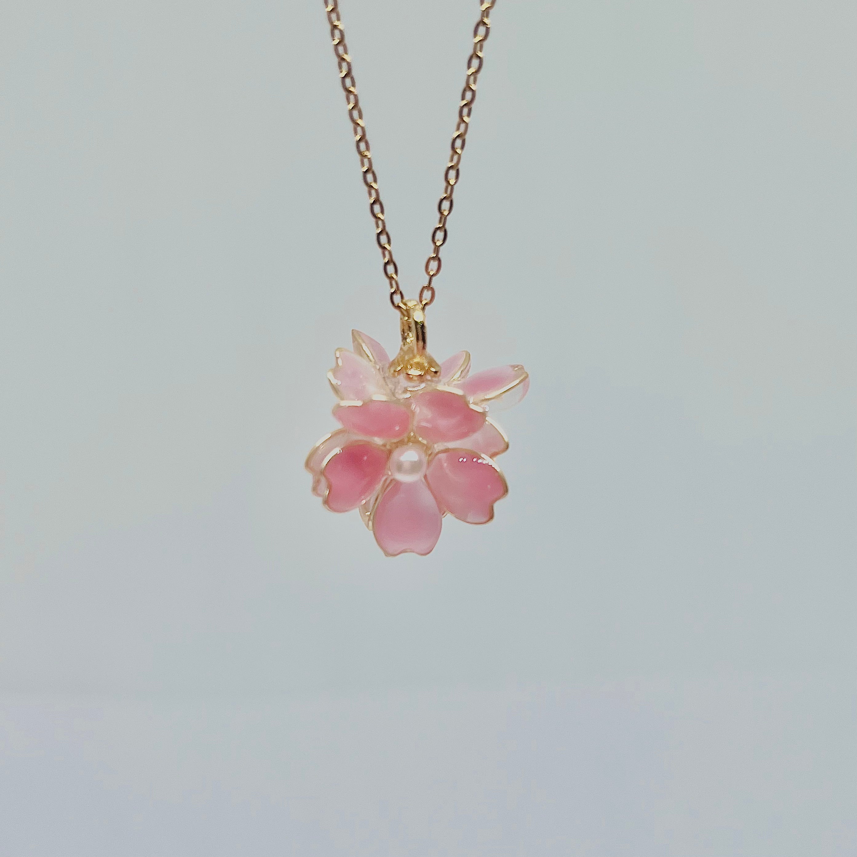 Cherry blossom necklace